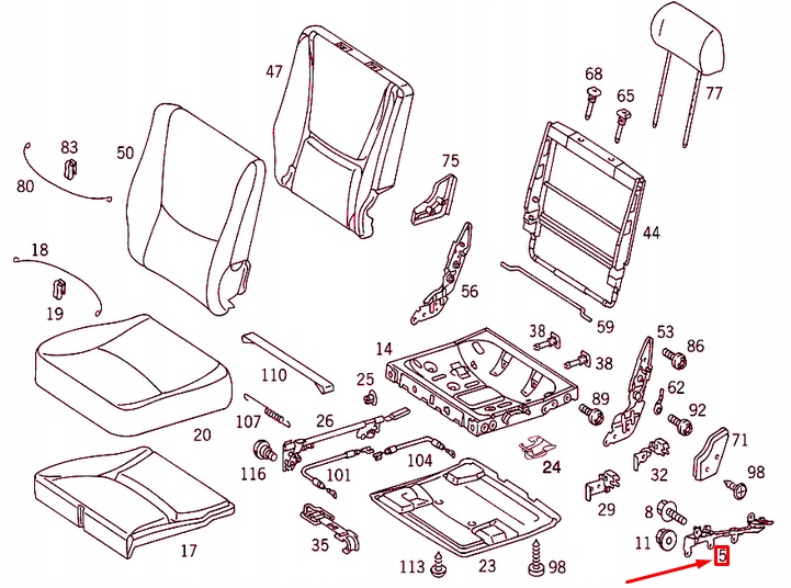 Mercedes-benz ml w163 складная панель  левая a1639300130 оригинальная Киев