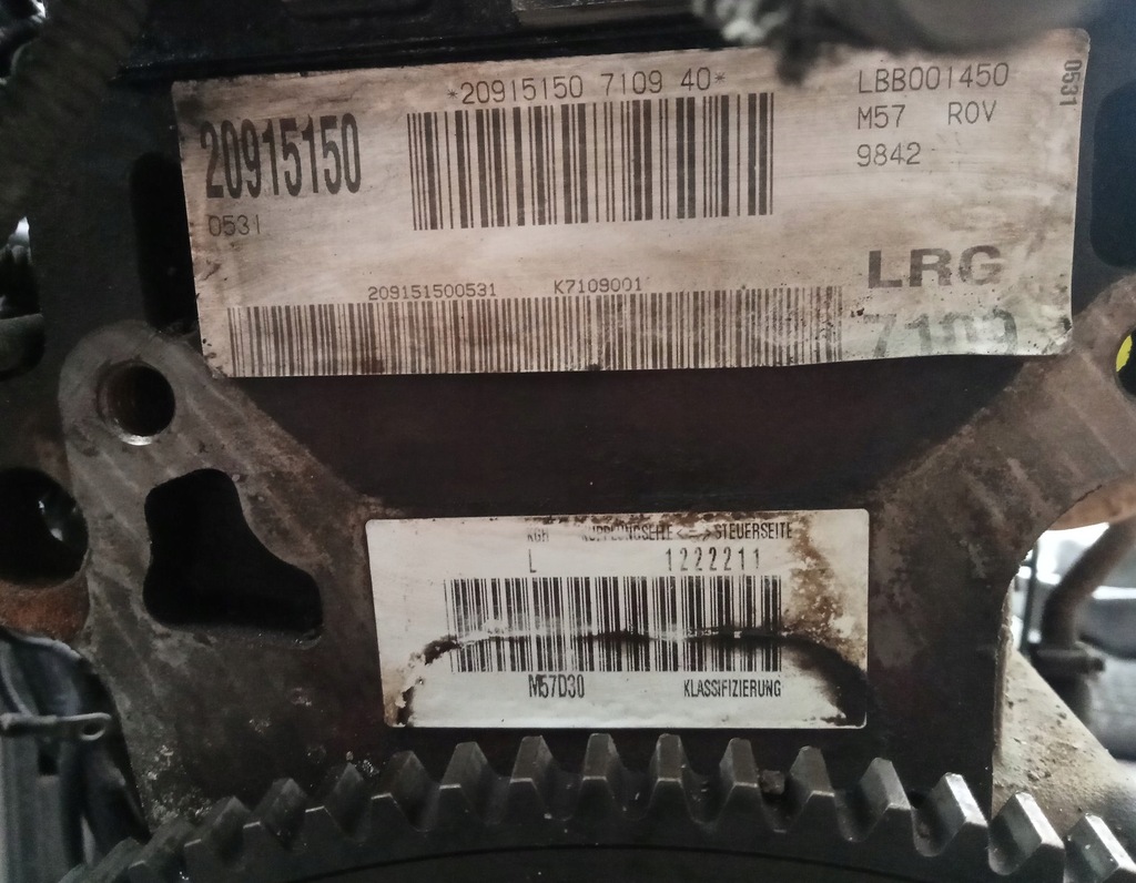 фото №7, Двигун kompletny bmw range rover iii 3.0d m57d30