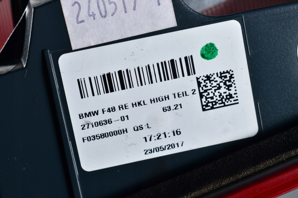 фото №15, Bmw x1 f48 лампа лампи задні права ліва задня демонтаж led high europa