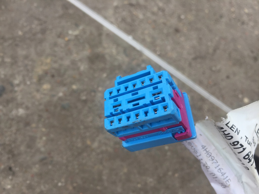 фото №5, Жгут консоли центральной ambiente a8 d4 4h0971641e