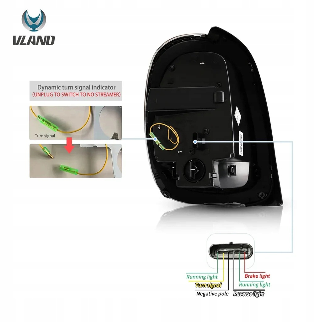 фото №12, Лампы задняя ne kpl vland full led neon тюнинг mini cooper f55 f56 f57 2014-17