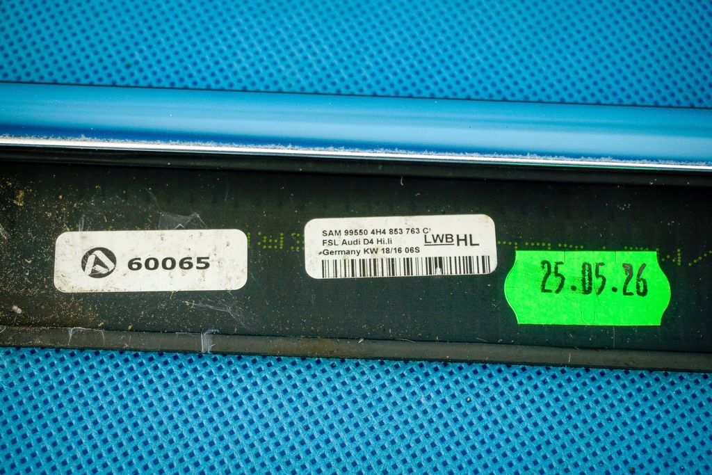 фото №7, Молдинг ущільнювач двері задня лівий audi a8 4h long 4h4853763c 2zz