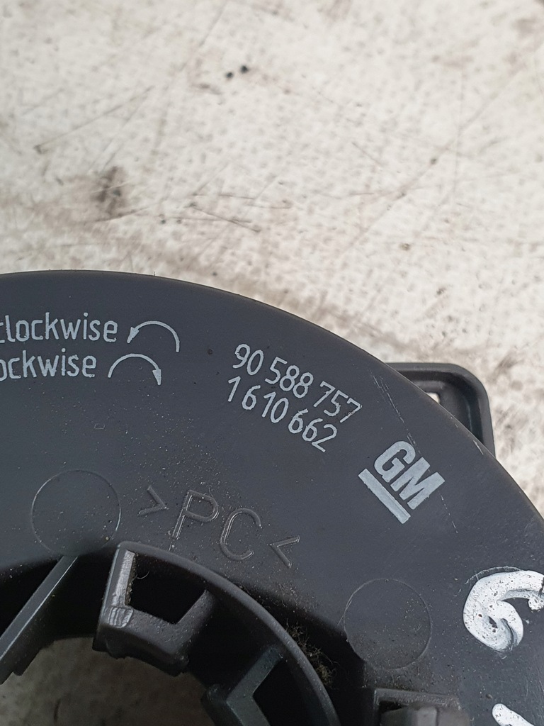 фото №9, Лента подушка безопасности шлейф оригинальный номер 90588757 opel astra g ii 2.0d