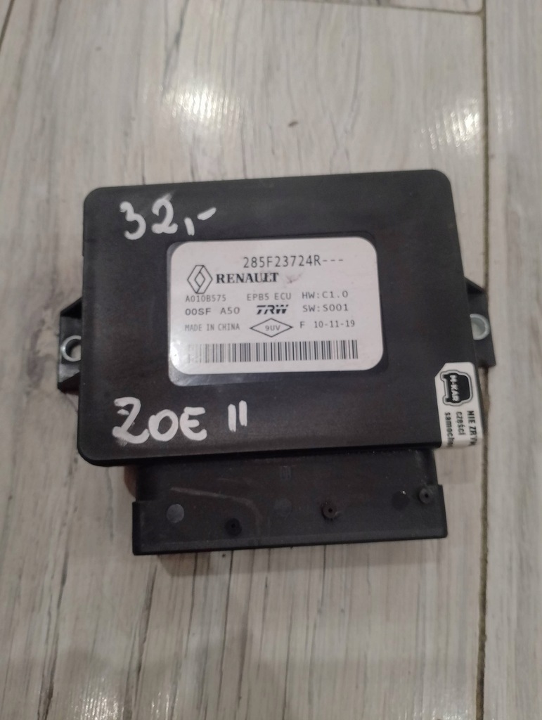 фото №1, Модуль блок управления тормоза renault zoe ii 285f23724r