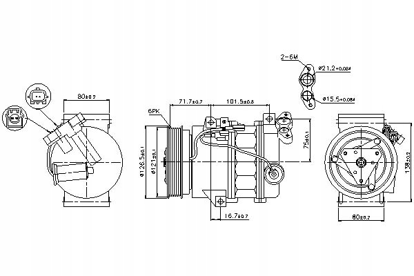 фото №1, Nissens 89386 компресор, кондиціонер