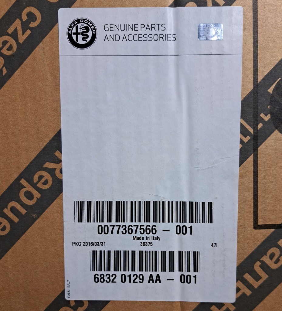 фото №6, Оригінал обігрівач 77367566 alfa romeo giulia b