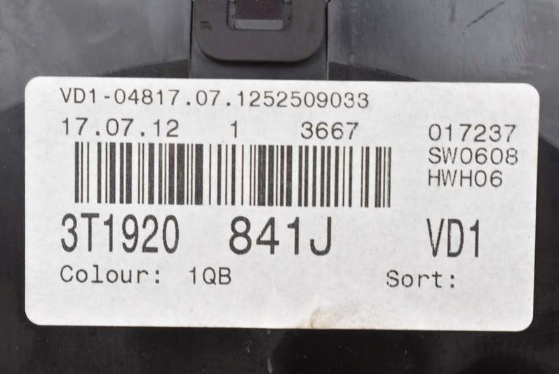 фото №8, Лічильник прилади автоматична коробка передач eu 3t1920841j skoda superb 2 ii 1.8 tsi 160 km 08-13