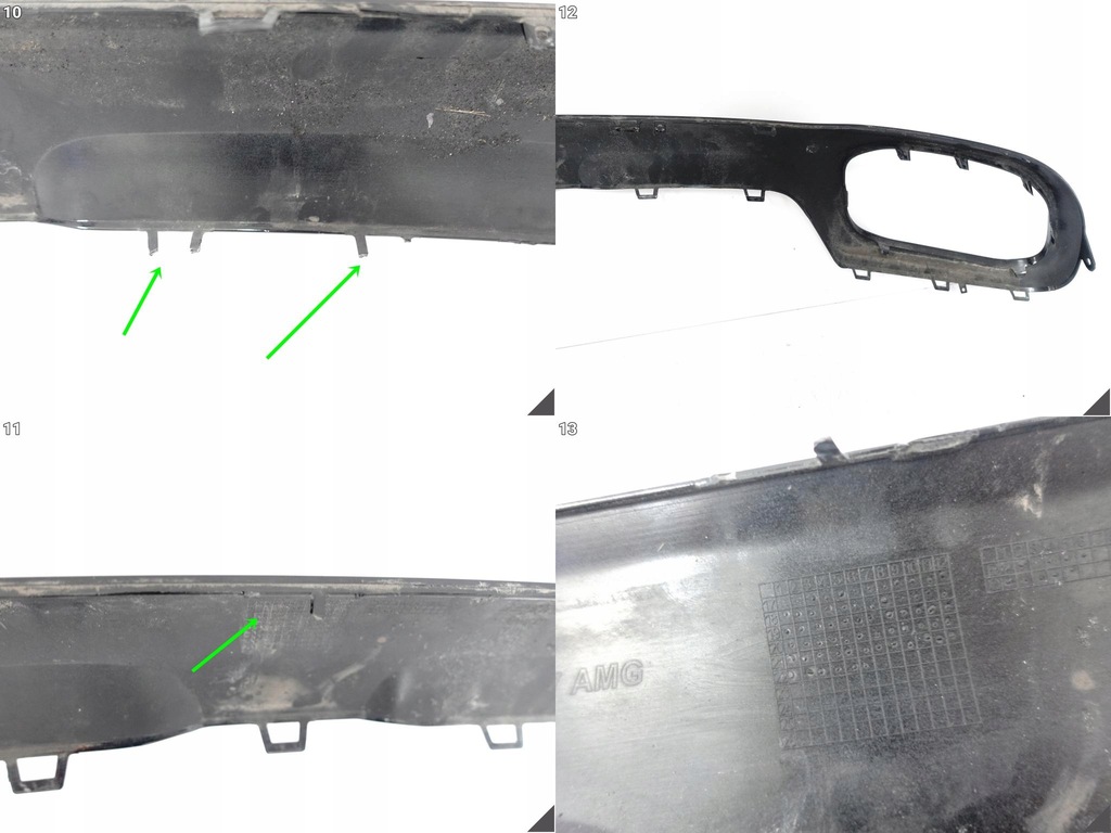 фото №11, Mercedes gls ii x167 gle ii w167 v167 amg 19- бампер спойлер дифузор задня