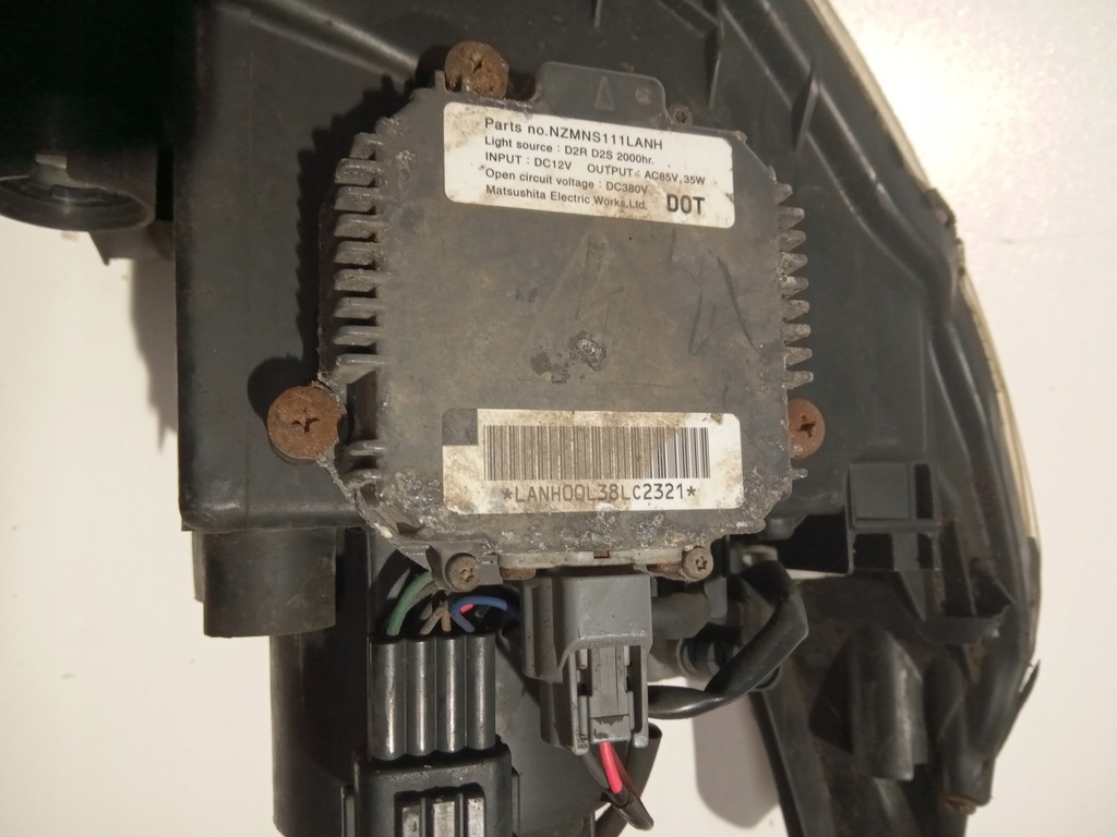 фото №7, Лампа передняя левая infiniti fx35 fx45