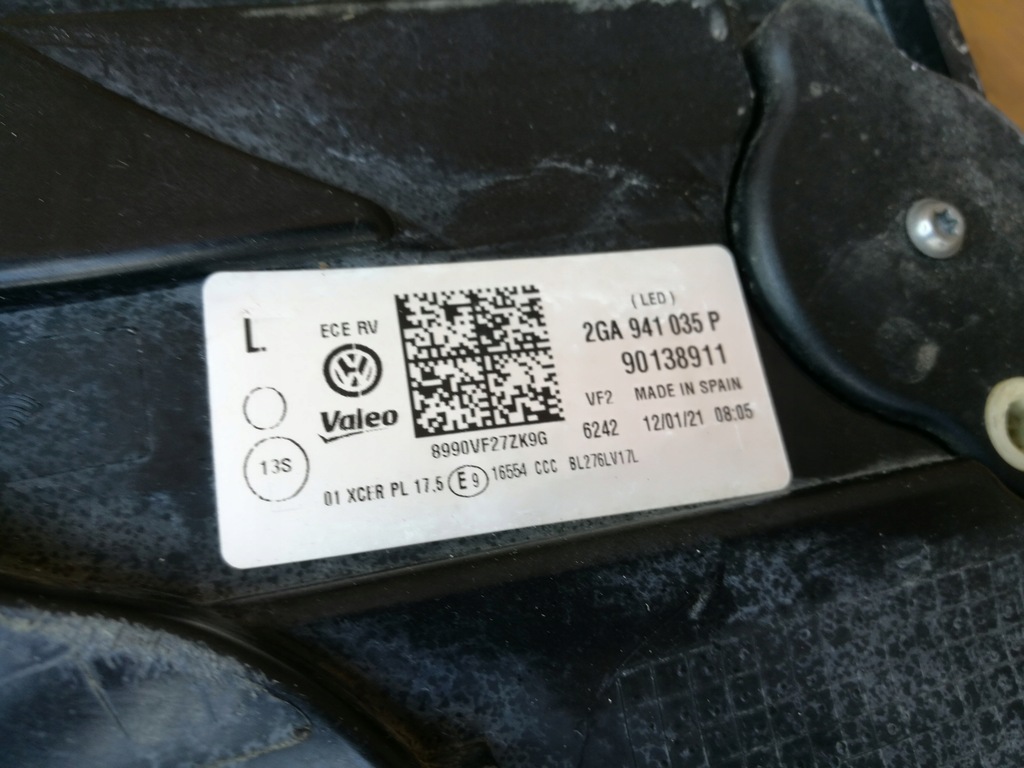 фото №6, Лампа левая перед ---vw t-roc full led 2ga941035p