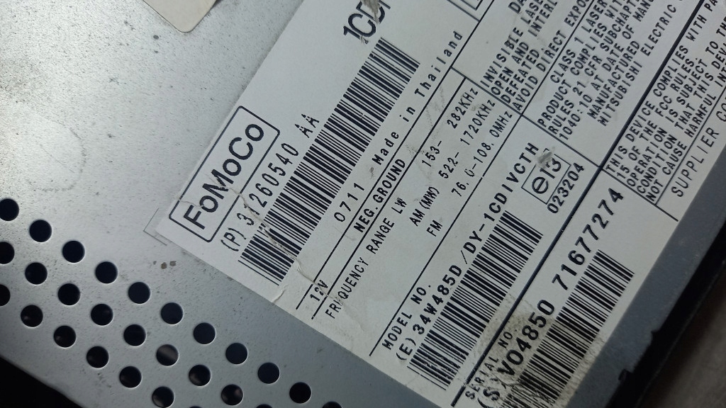 фото №8, Радіо cd 31260540aa volvo xc60 v60 xc70 s80