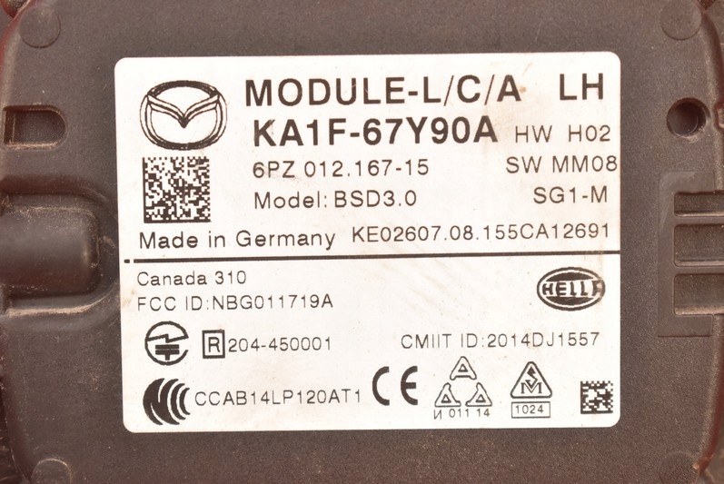 фото №7, Датчик поперечина движения левый задняя mazda cx-5 1 i 15r