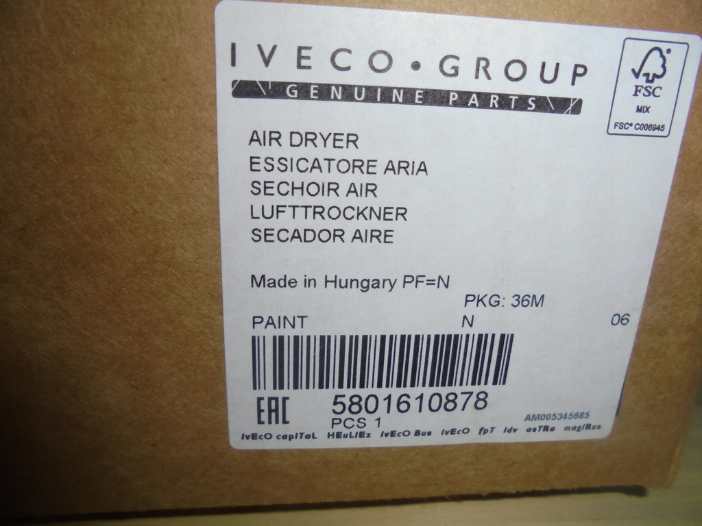 фото №9, Осушувач повітря iveco stralis 5801610878
