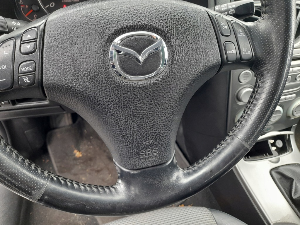 фото №7, Mazda 6 воздуховод подушка безопасности водителя кожа многофункциональный многофункциональный