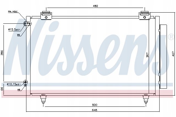 фото №8, Радиатор кондиционера конденсатор nissens 94719 []
