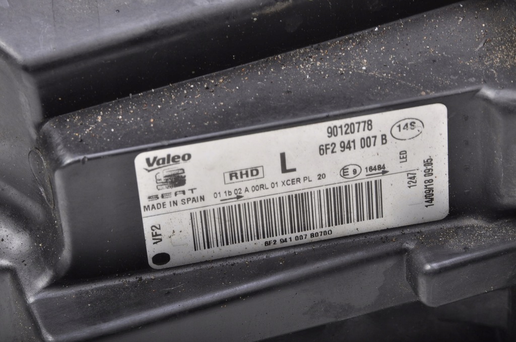 фото №8, Seat ibiza v лампа ліва передня лівий перед 6f2941007b