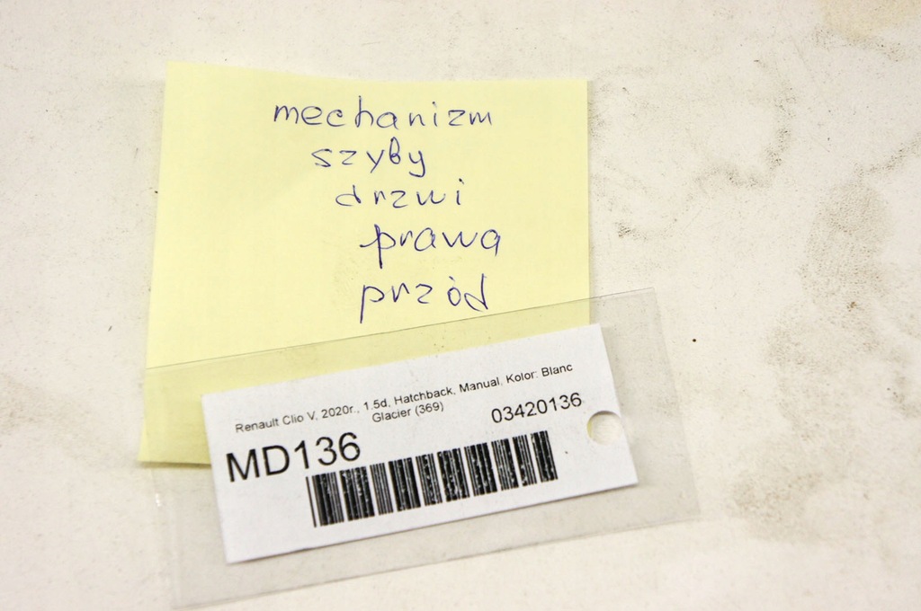 фото №6, Md136 renault clio v механизм стекло правый перед