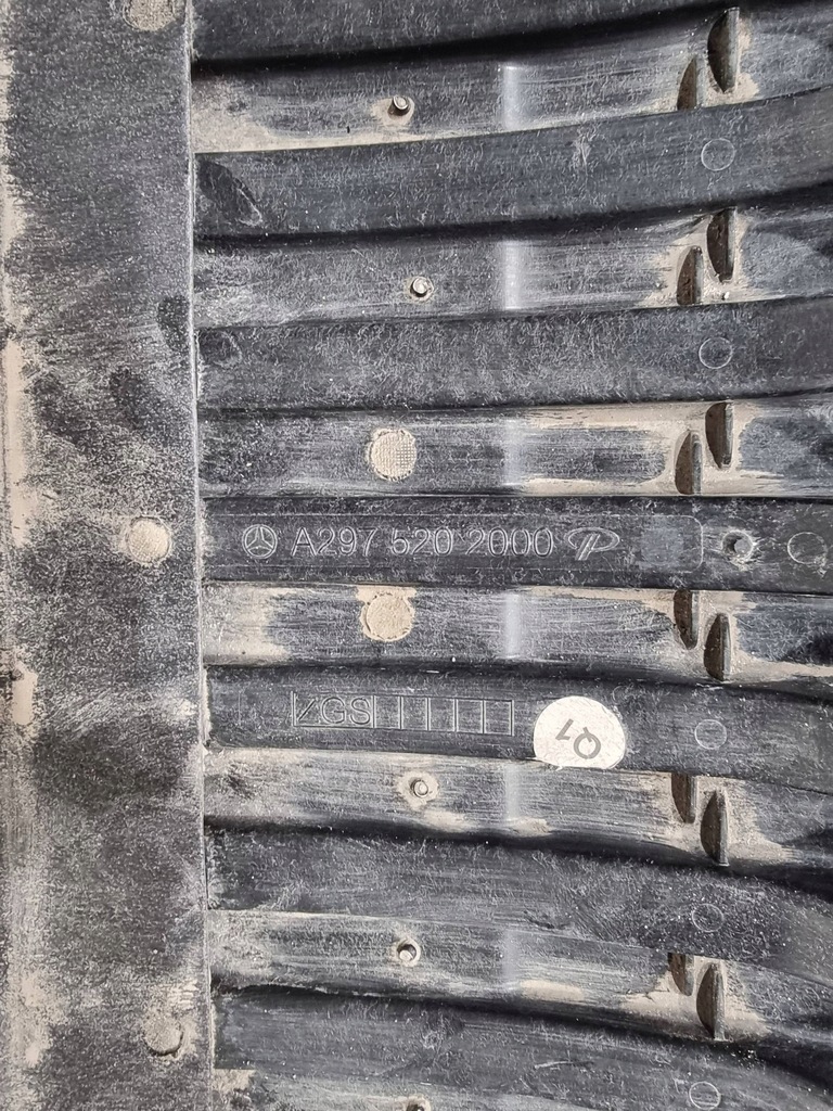 фото №7, Плита защита пол pod бампер передний mercedes eqs 297 w297