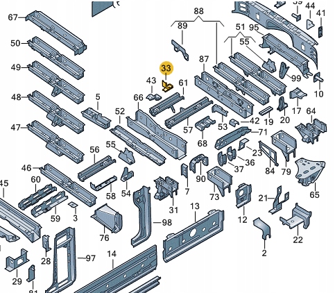 фото №1, Vw crafter 2e передняя часть exhaust система retainer кронштейн 2e0253084