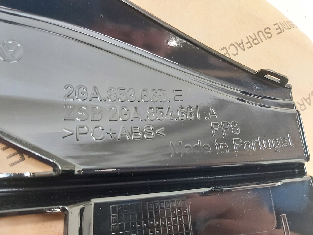 фото №3, Решітка бампера ліва vw t-roc lift r-line 2ga853665e nowa