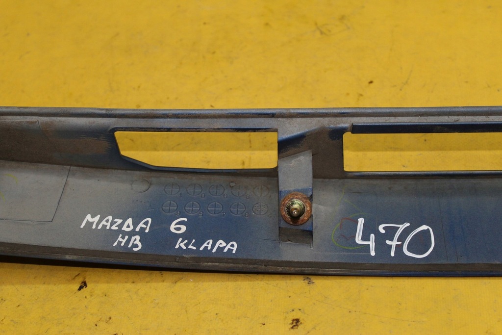 фото №8, Молдинг накладка задній кришки mazda 6 vi hb gj6l50811