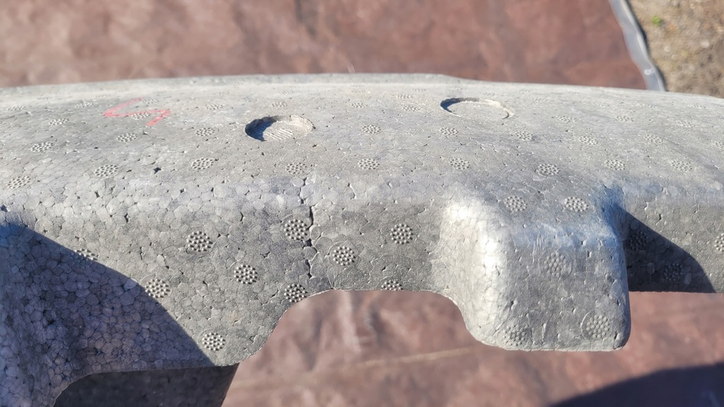 фото №10, Абсорбер піна пінополістирол бампера задня hyundai elantra 2000-