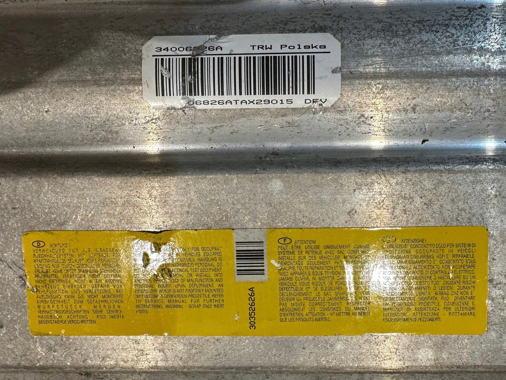 фото №5, Ferrari 599 подушка безпеки подушка пасажира 69371400