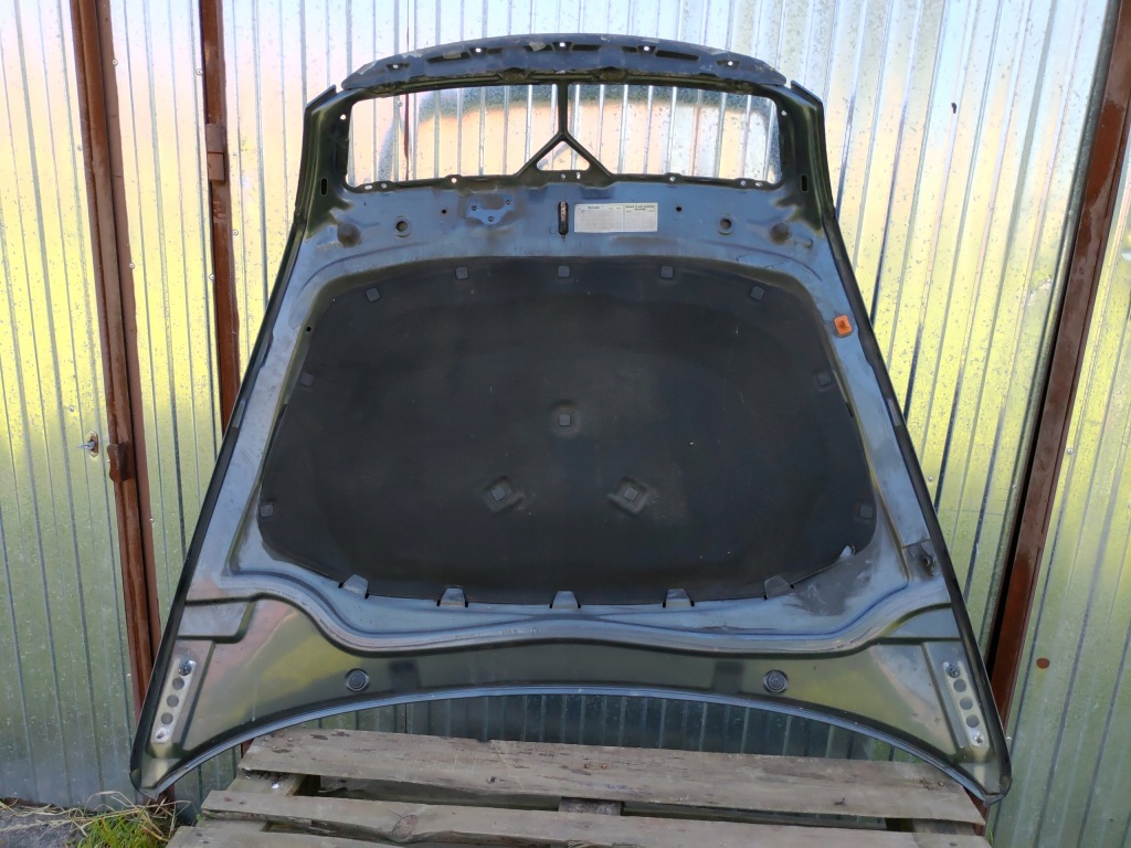 Капот крышка двигателя skoda octavia 2 рестайлинг  2008-2013 серая в Украине