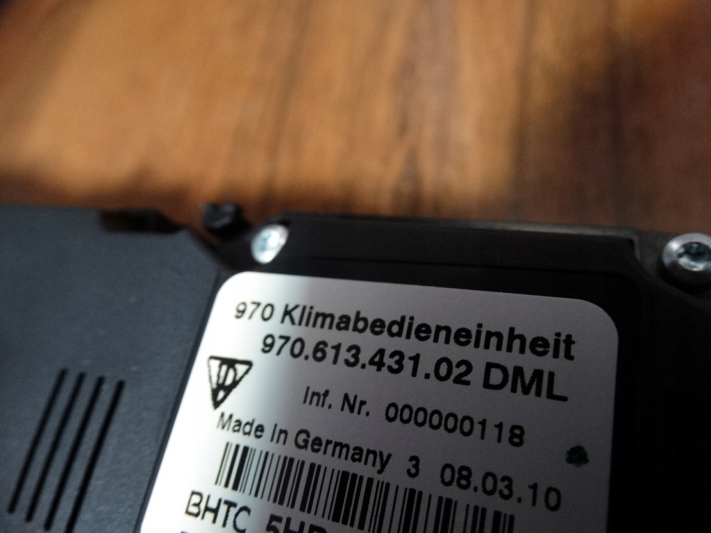 фото №7, Idealny панель кондиціонера porsche panamera 970 1