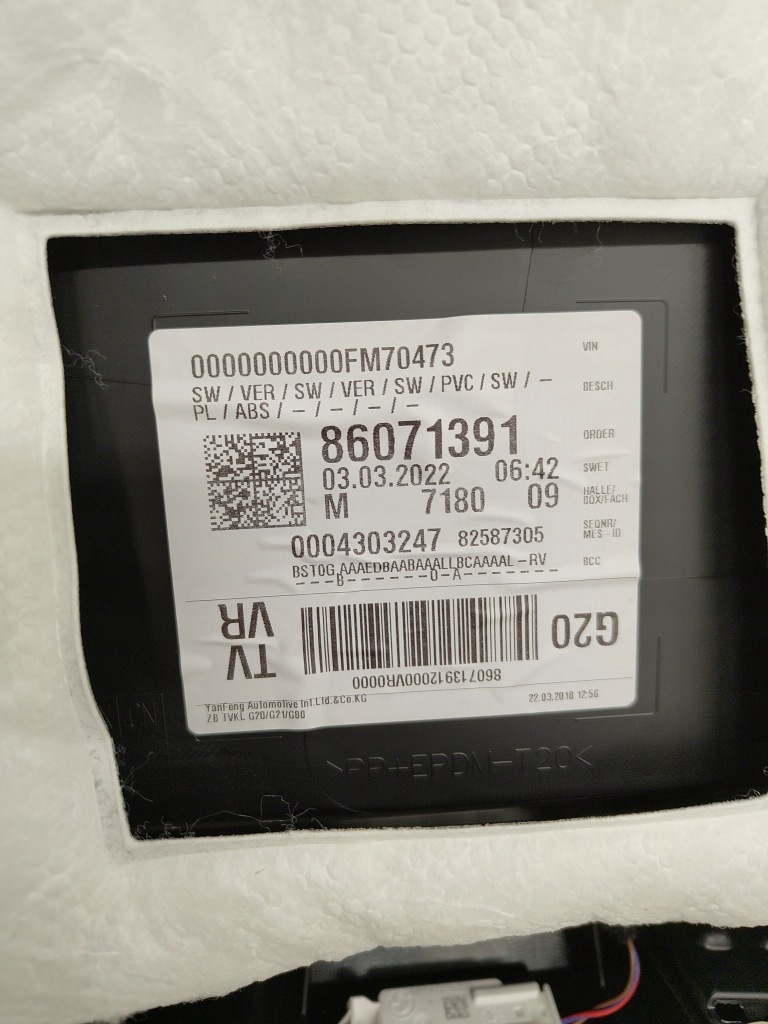 фото №13, Bmw 3 g20 середина сидіння заднє сидіння тунель обшивки оббивка шкіра