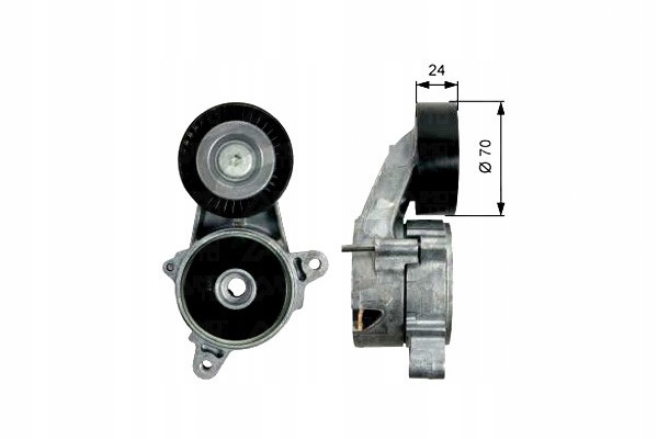 фото №2, Gates ролик натяжителя chrysler sebring 2.0 crd js