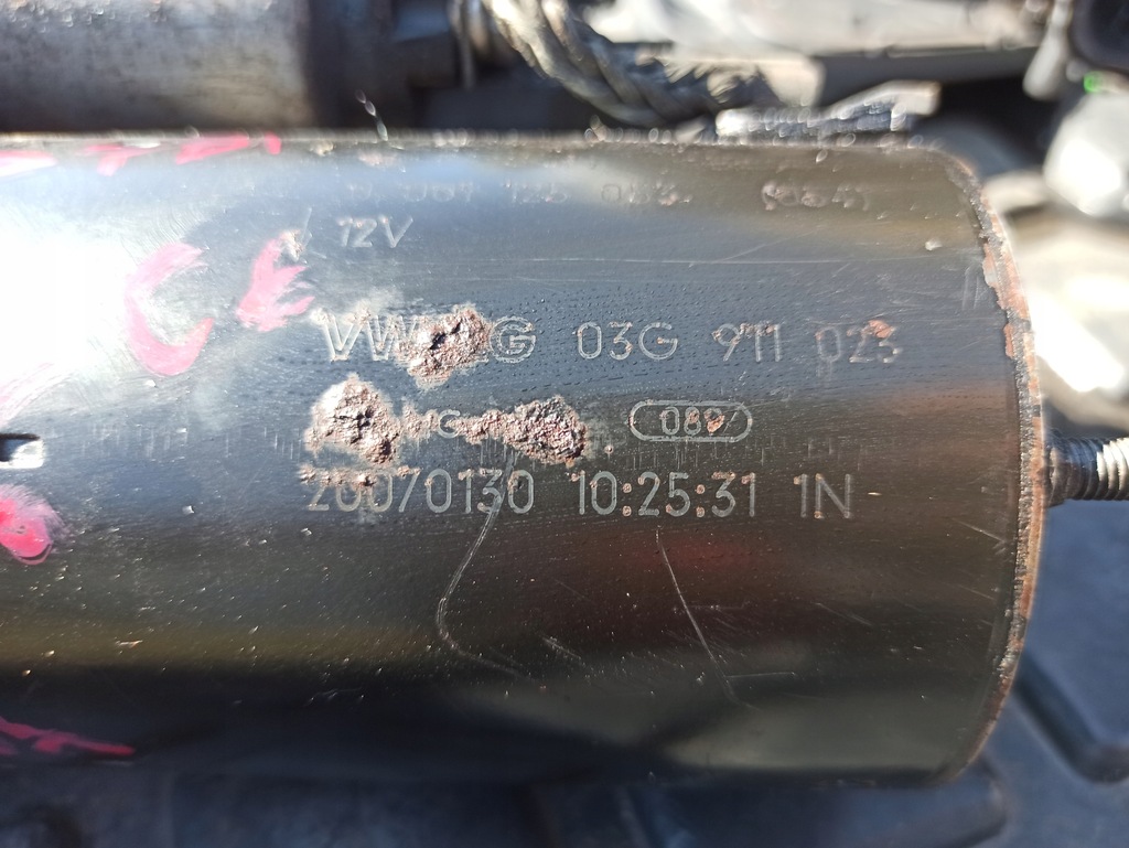 фото №6, Audi a6 c6 a4 b7 2.0 tdi стартер 03g911023