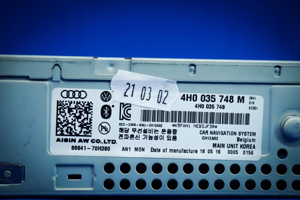 фото №6, Navi mmi 3g+ high audi мультимедиа a8 s8 4h0035748m