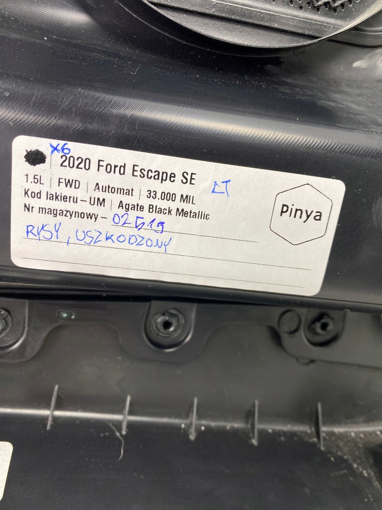 фото №10, Лівий задній обшивка двері ford escape 2020+ usa kuga mk3