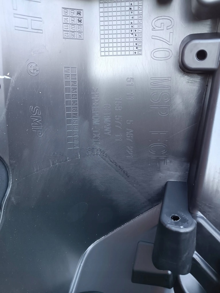 фото №11, Бампер перед bmw 7 g70 цвет: 416