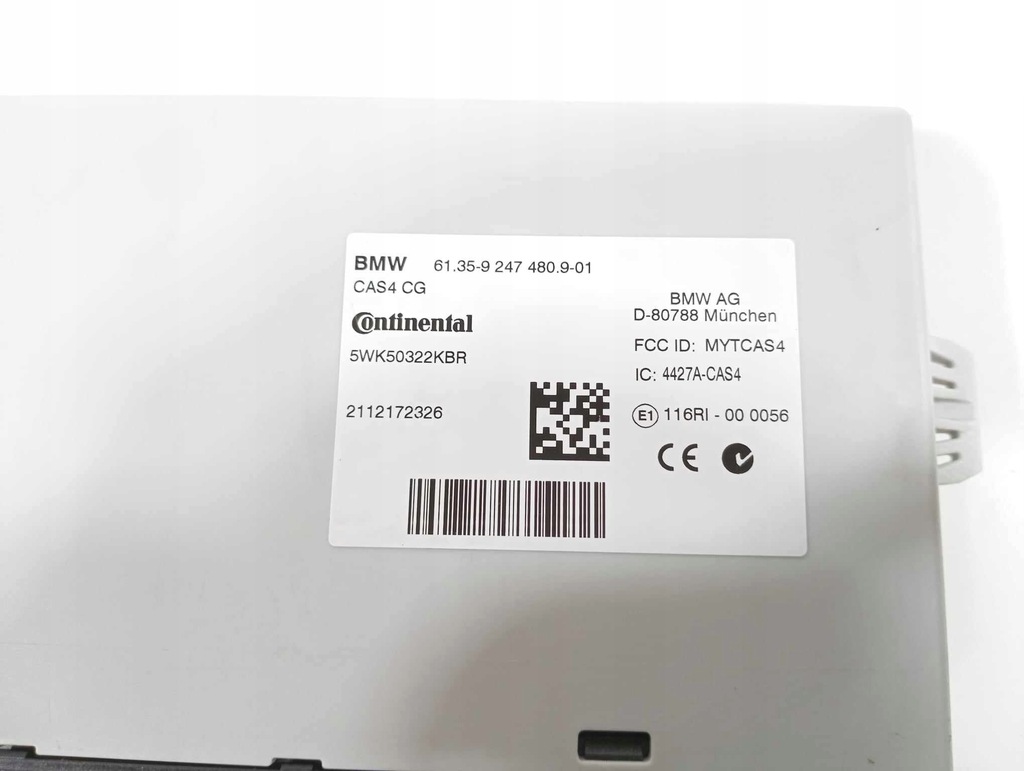 фото №6, Bmw f25 x3 модуль блок керування cas4 9247480