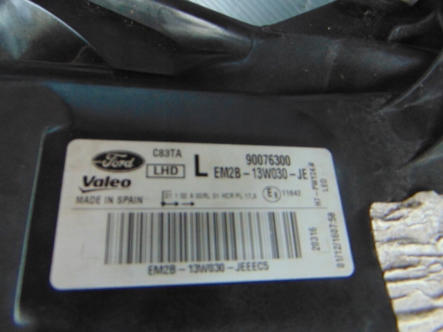 фото №8, Лампа ліва перед led ford galaxy mk4 2015- em2b13w030je комплектна europa