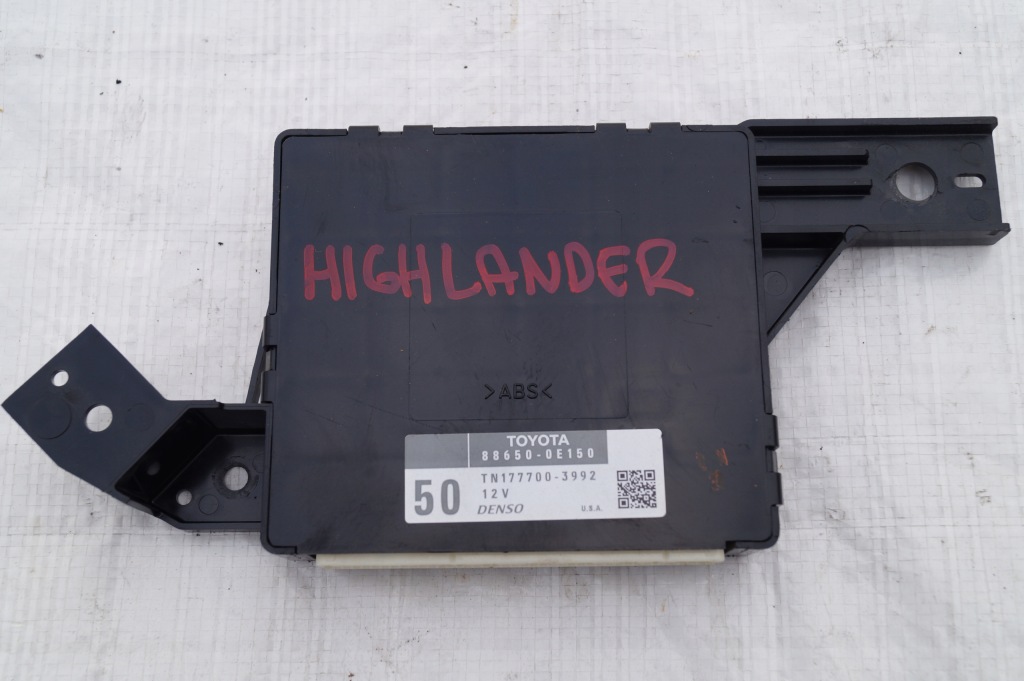 фото №1, Модуль блок управления кондиционера toyota highlander ii