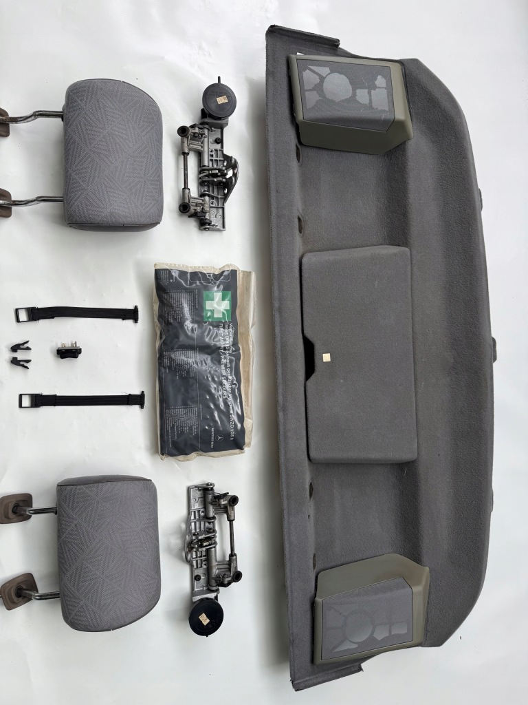 фото №7, Полиця задня mercedes w124 складний підголівники комплект набір