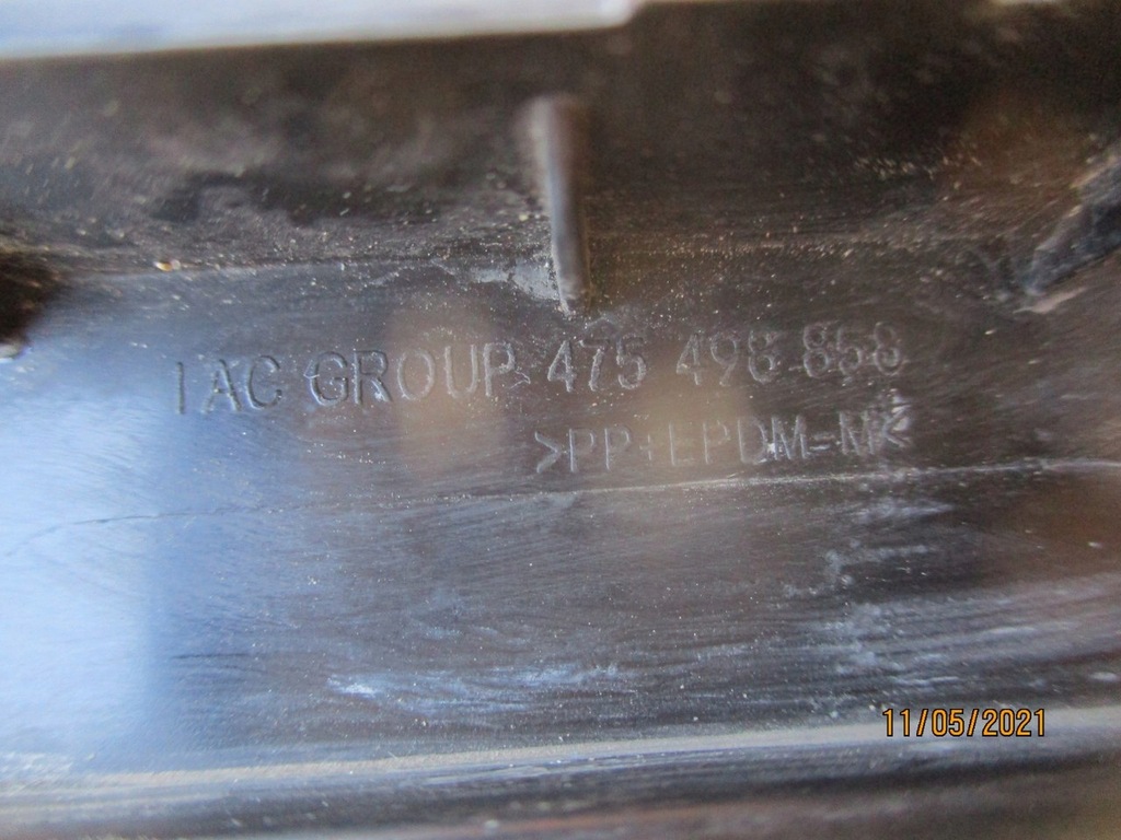 фото №11, Opel crossland x молдинг накладка-спойлер нижній бампер перед