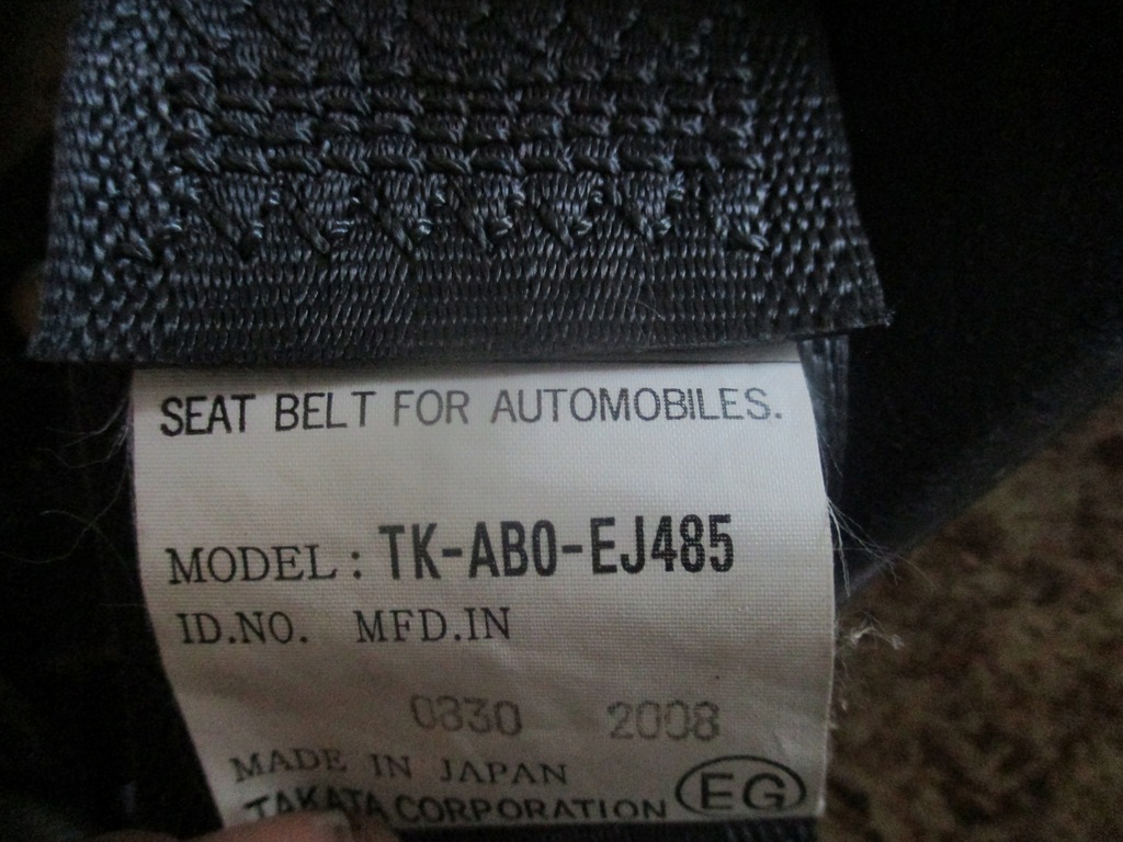 фото №5, Ремни задние правый левый оригинальные honda jazz iii