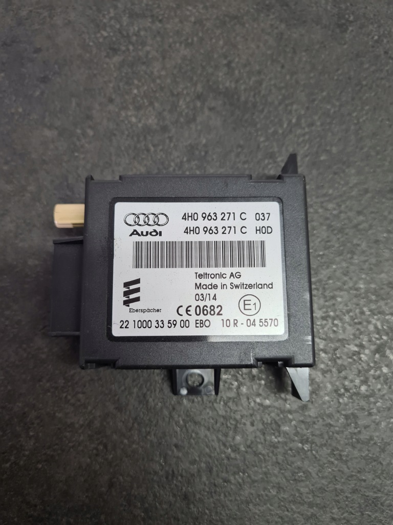 фото №1, Модуль webasto обогреватель стояночный audi a6 c7