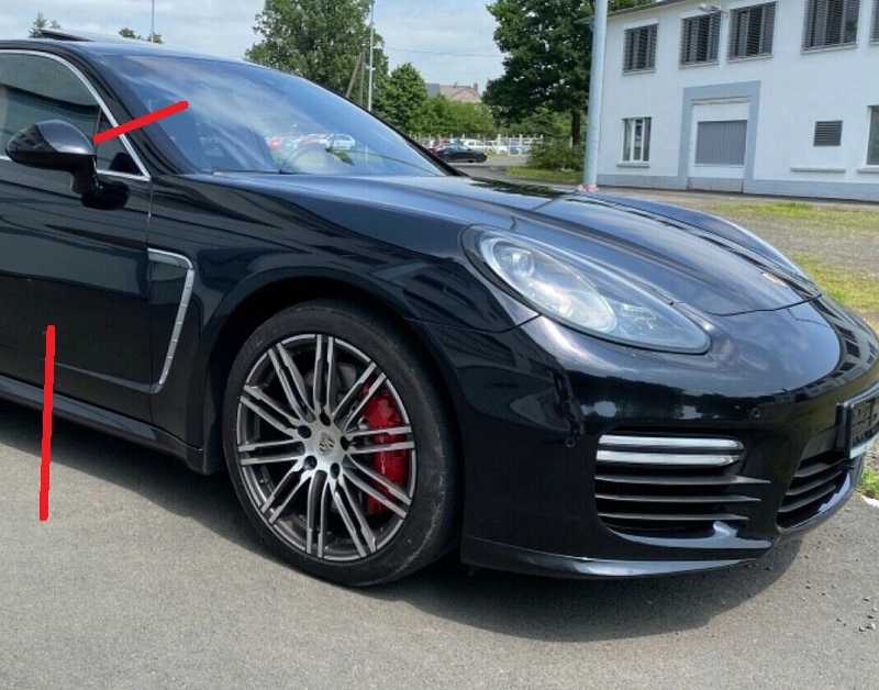 фото №1, Четверть передняя правая porsche 970 panamera