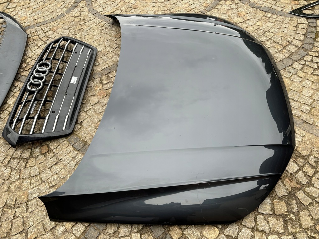 фото №7, Audi q5 sq5 ii 80a капот решётка радиатора бампер балка перед оригинал