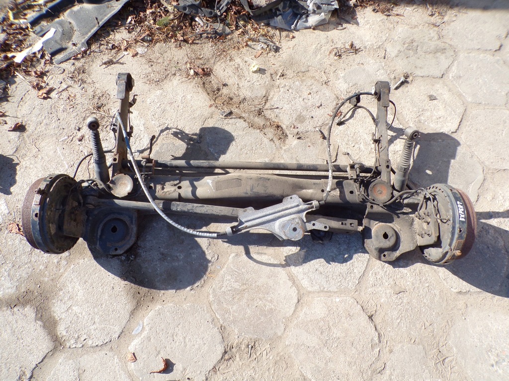 фото №1, Oś балка задняя подвеска peugeot expert ii тормозные барабаны