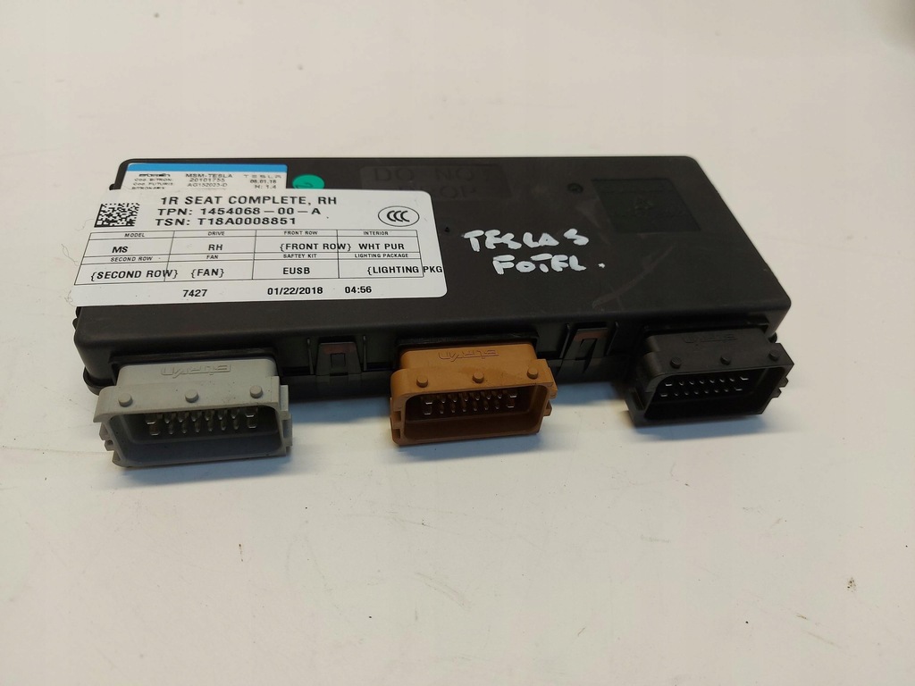 фото №1, Tesla model s lift модуль блок керування сидіння 1454068-00-a