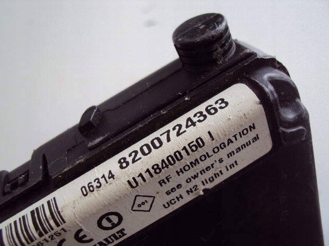 фото №3, Модуль uch renault megane ii scenic 1.6 2002-