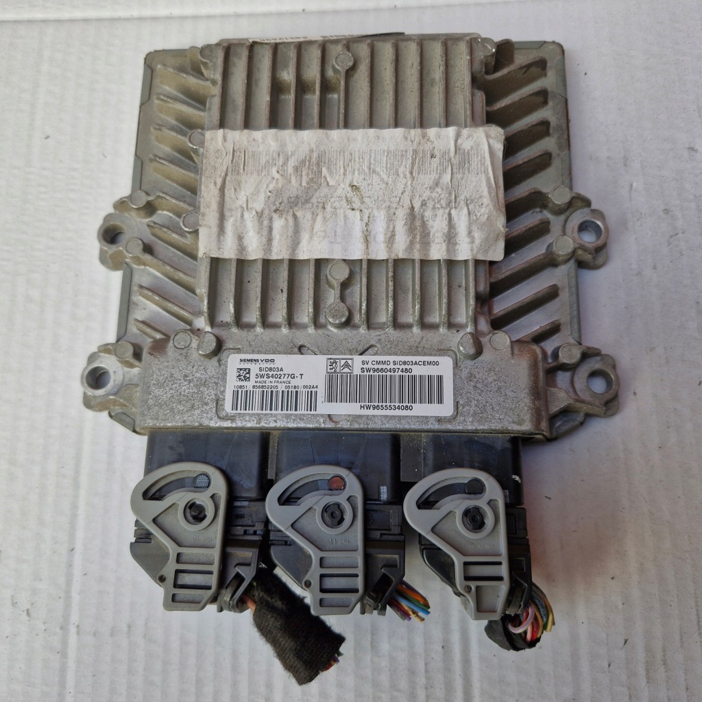 фото №1, Бортовой компьютер блок управления двигателя 9655534080 peugeot