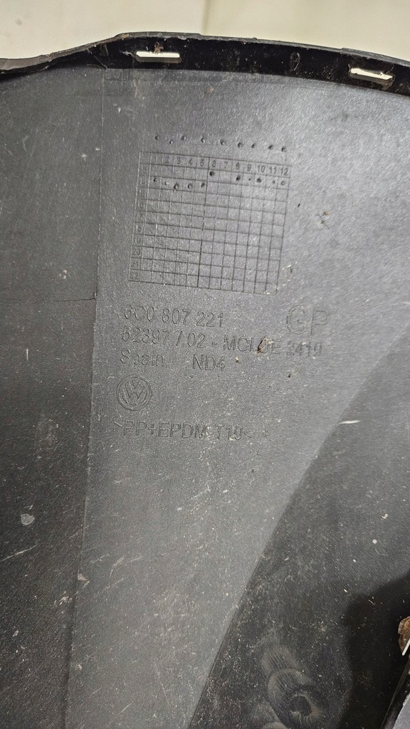 фото №13, Бампер перед передний vw polo 5 v lift 6c0807221