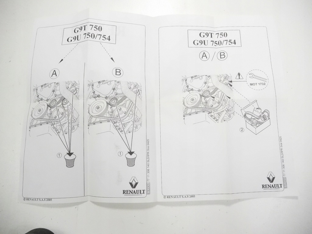 фото №6, Renault натягувач+ ролики master ii 2.5 d 7701476705